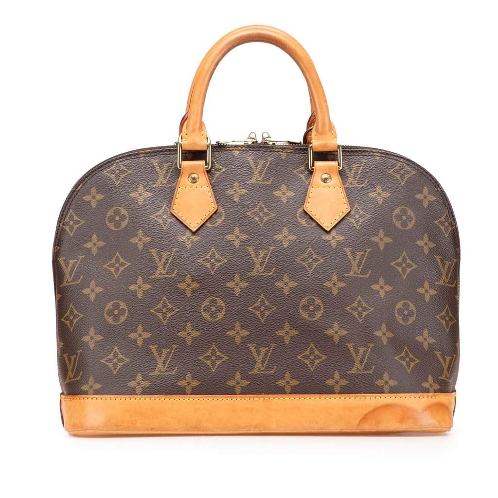 Louis Vuitton Monogram Alma PM Brown Good - Front View