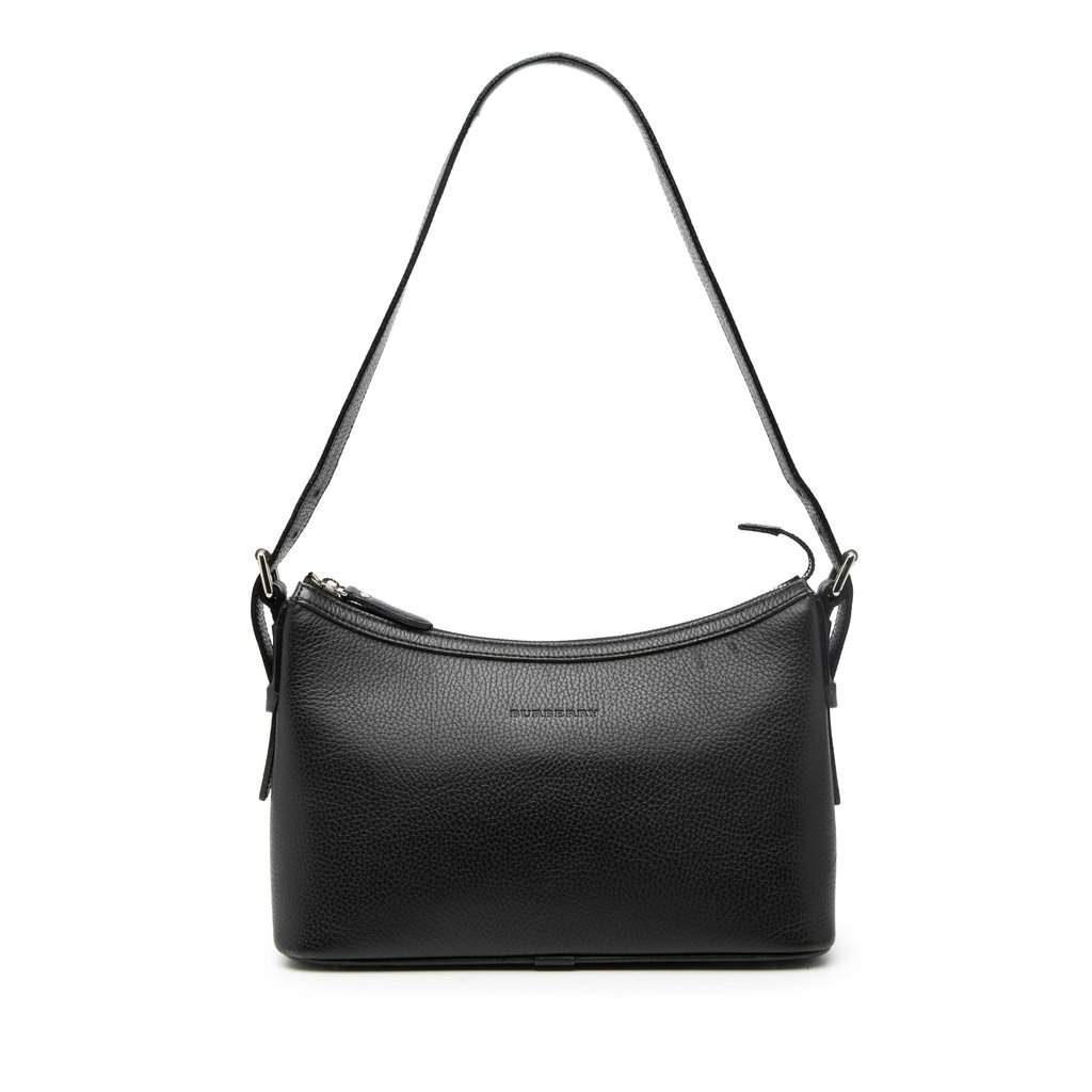 Burberry Leather Shoulder Bag Black Leather Very good condition - Front View