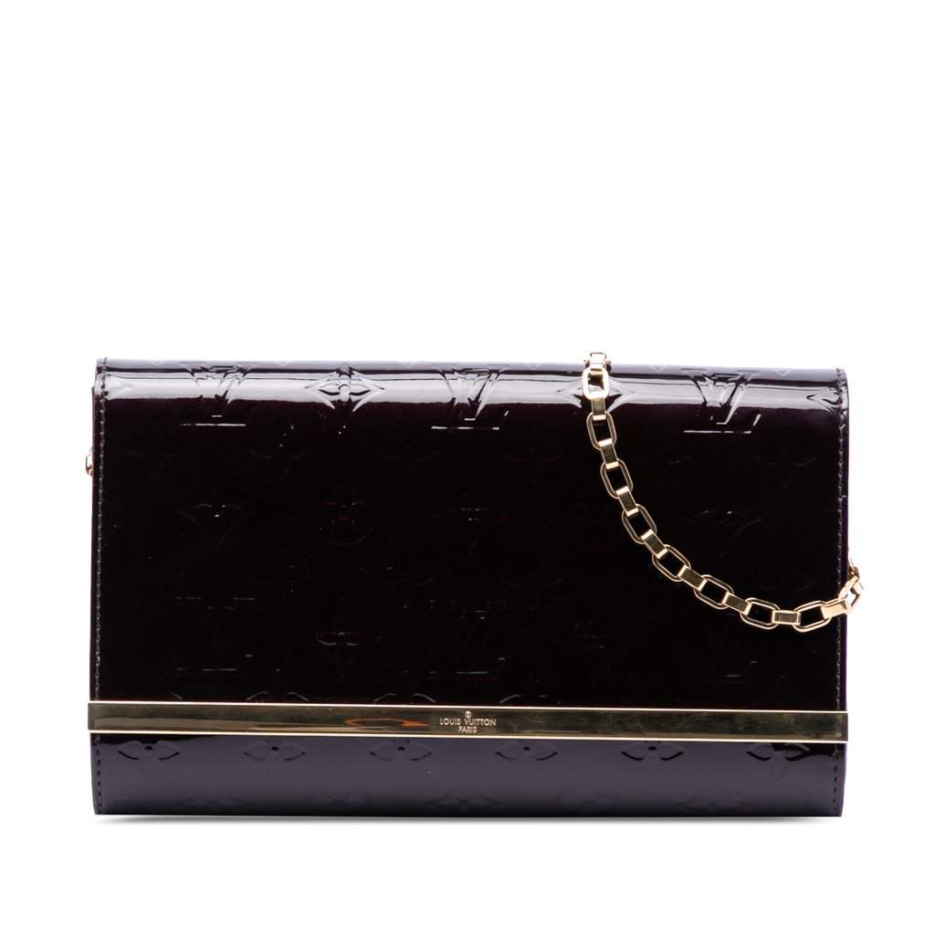 Louis Vuitton Monogram Vernis Ana Purple Leather Very good condition - Front View