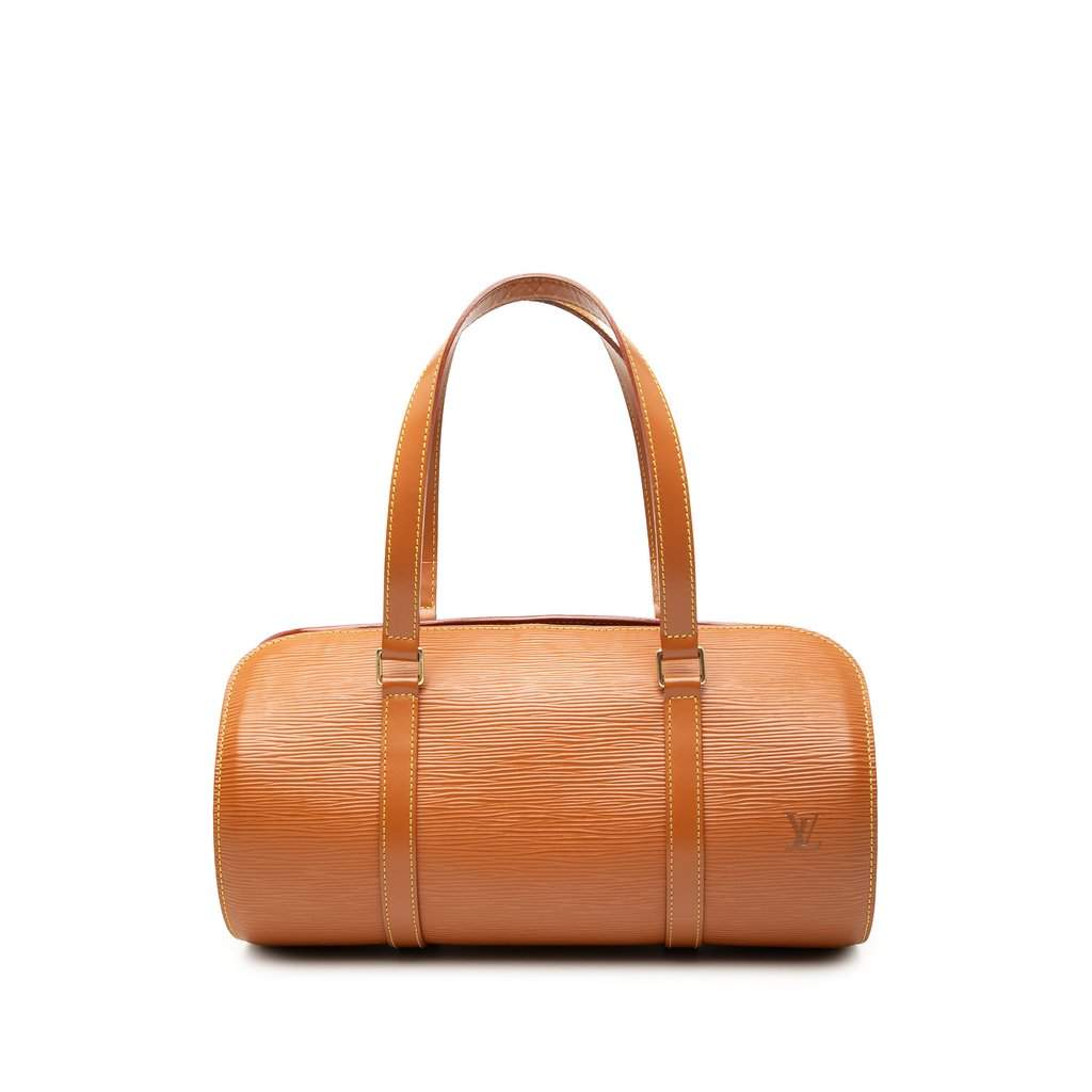 Louis Vuitton Epi Soufflot Brown Leather Very good condition - Front View