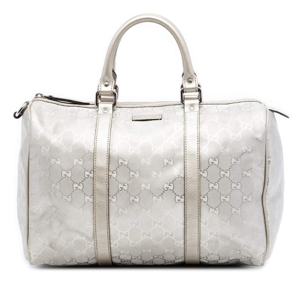 Gucci Medium GG Imprime Joy Boston Bag Gold Very good condition - Front View