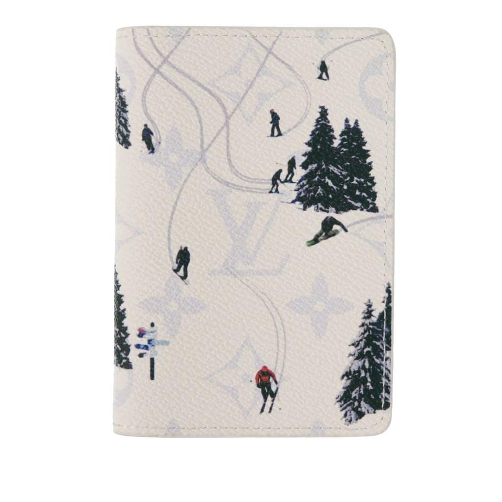 Louis Vuitton Monogram Ski Pocket Organizer White Very good condition - Front View