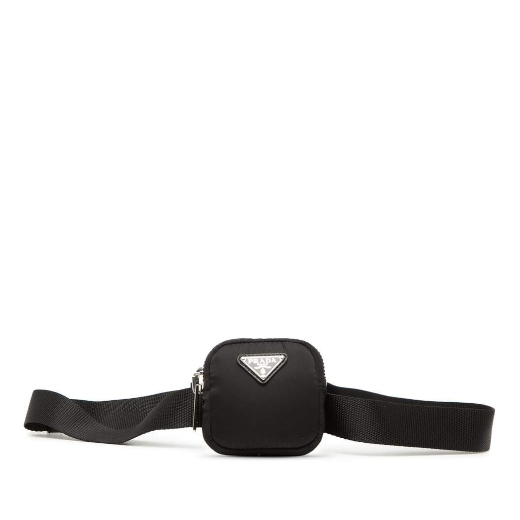 Prada Tessuto Belt Bag Black Very good condition - Front View