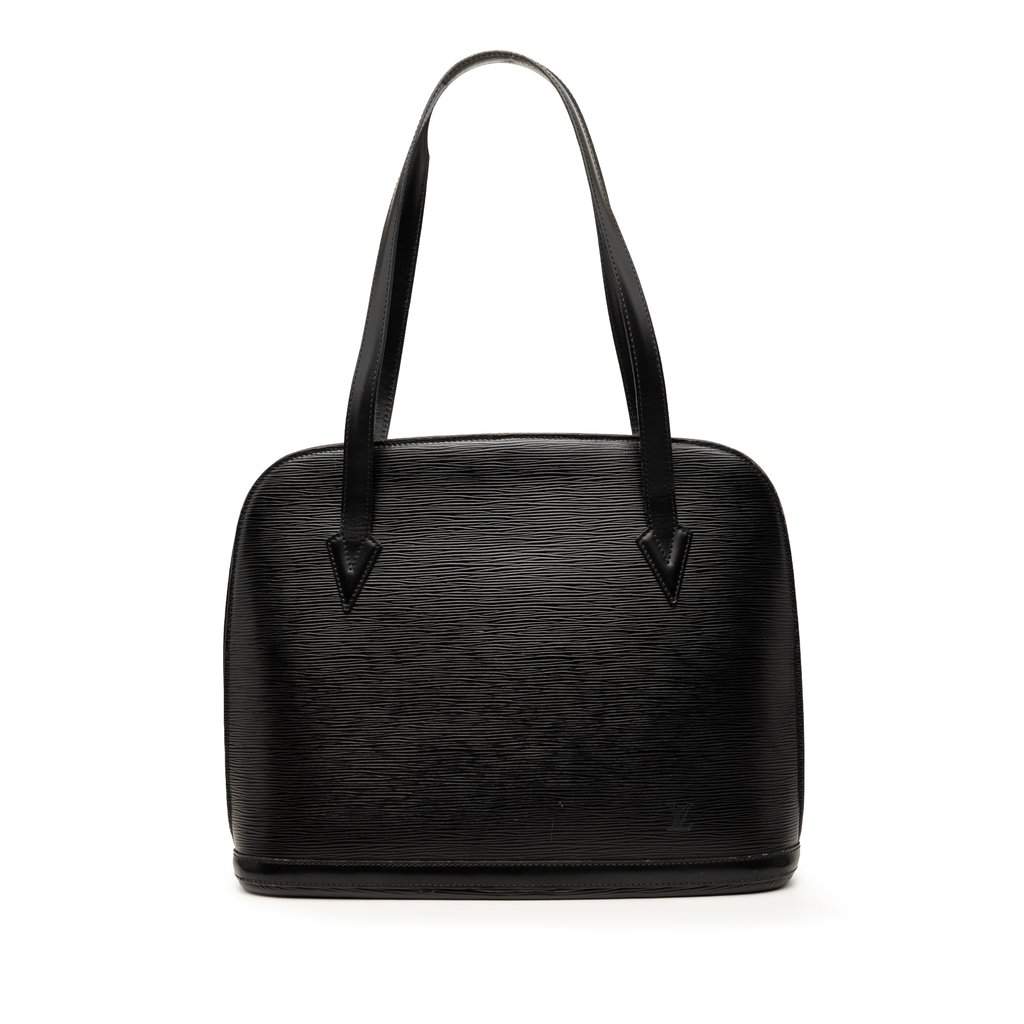 Louis Vuitton Epi Lussac Black Leather Very good - Front View