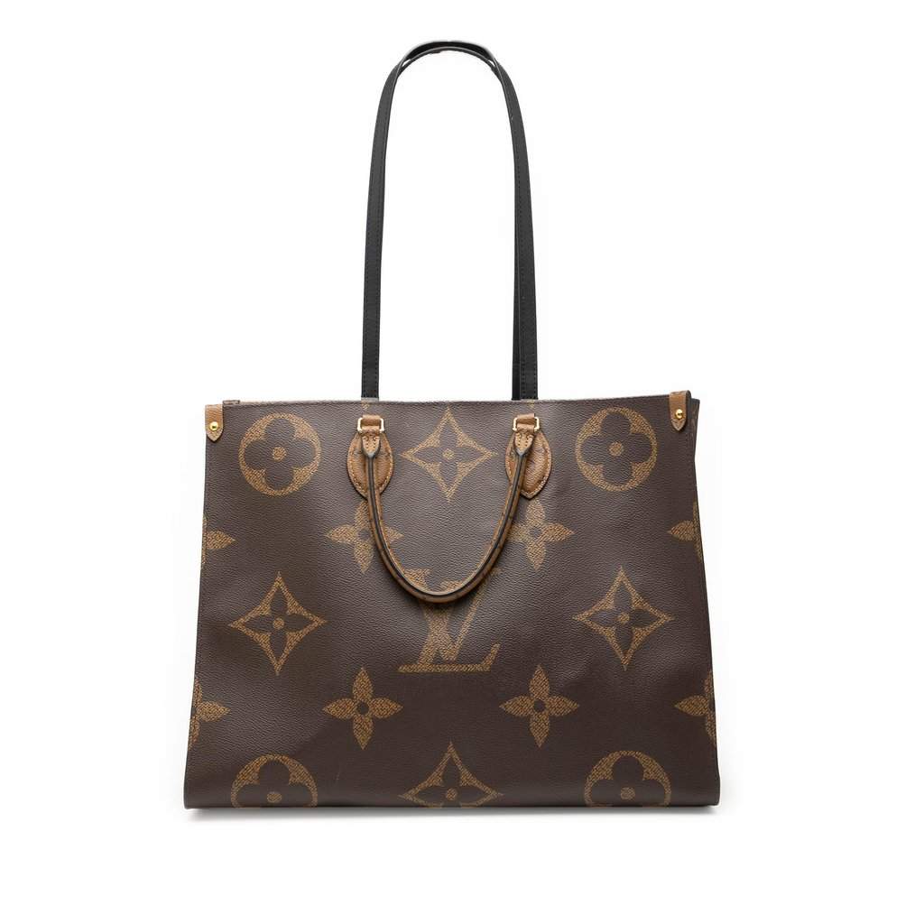 Louis Vuitton Monogram Reverse Giant OnTheGo GM Brown Very good condition - Front View