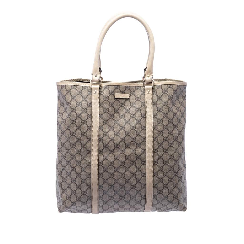 Gucci GG Supreme Joy Vertical Tote Beige Very good condition - Front View