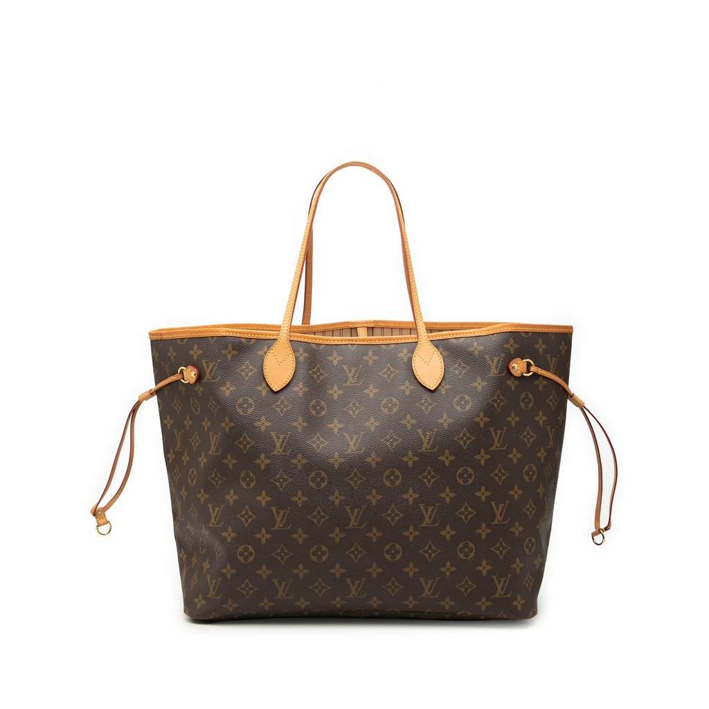 Louis Vuitton Monogram Neverfull GM Brown Very good condition - Front View