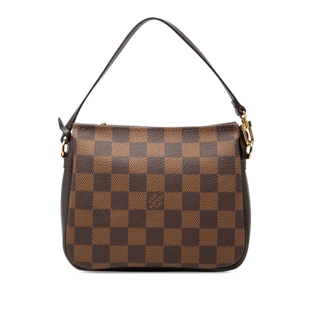 Louis Vuitton Damier Ebene Trousse Pochette Brown Very good - Front View