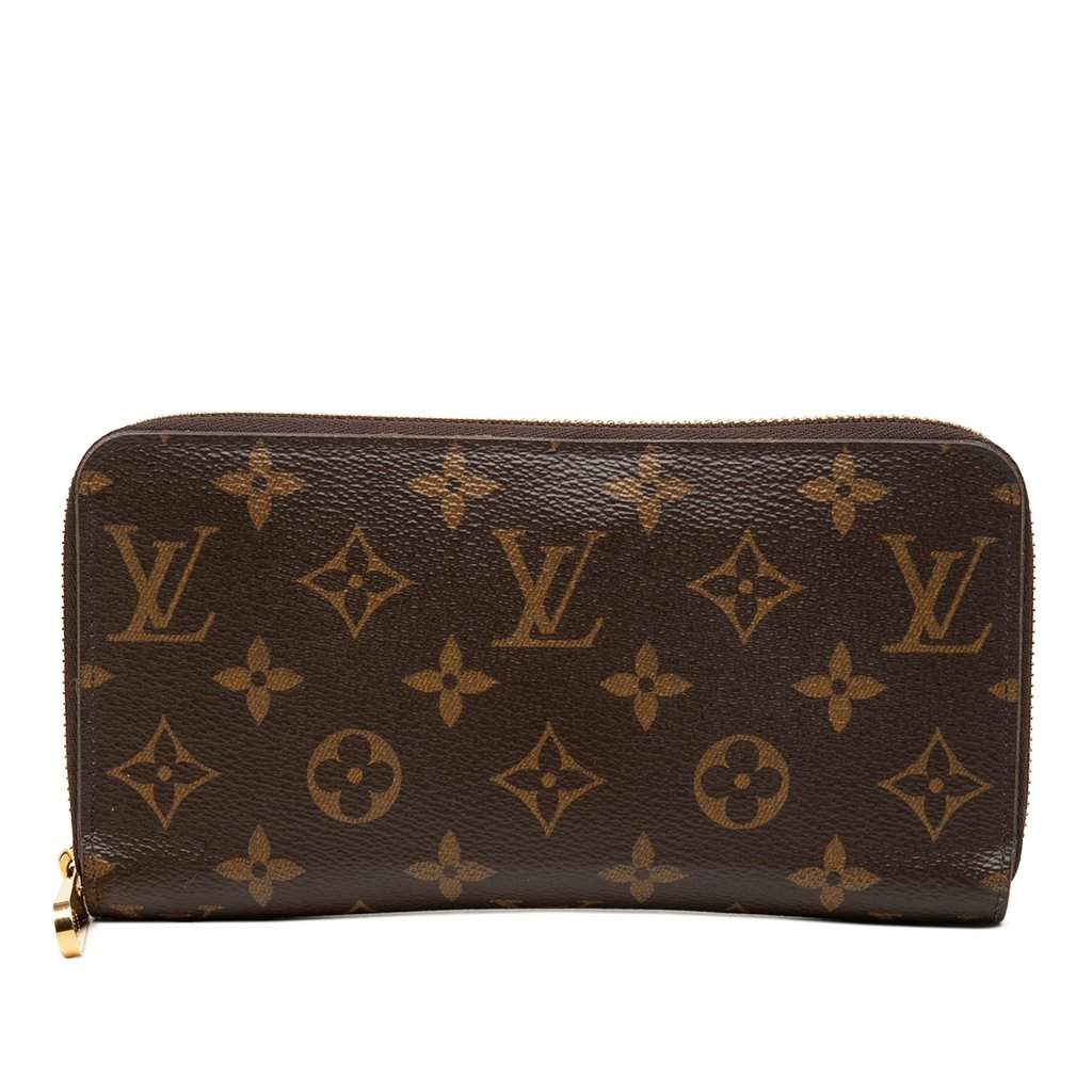 Louis Vuitton Monogram Zippy Long Wallet Brown Very good condition - Front View
