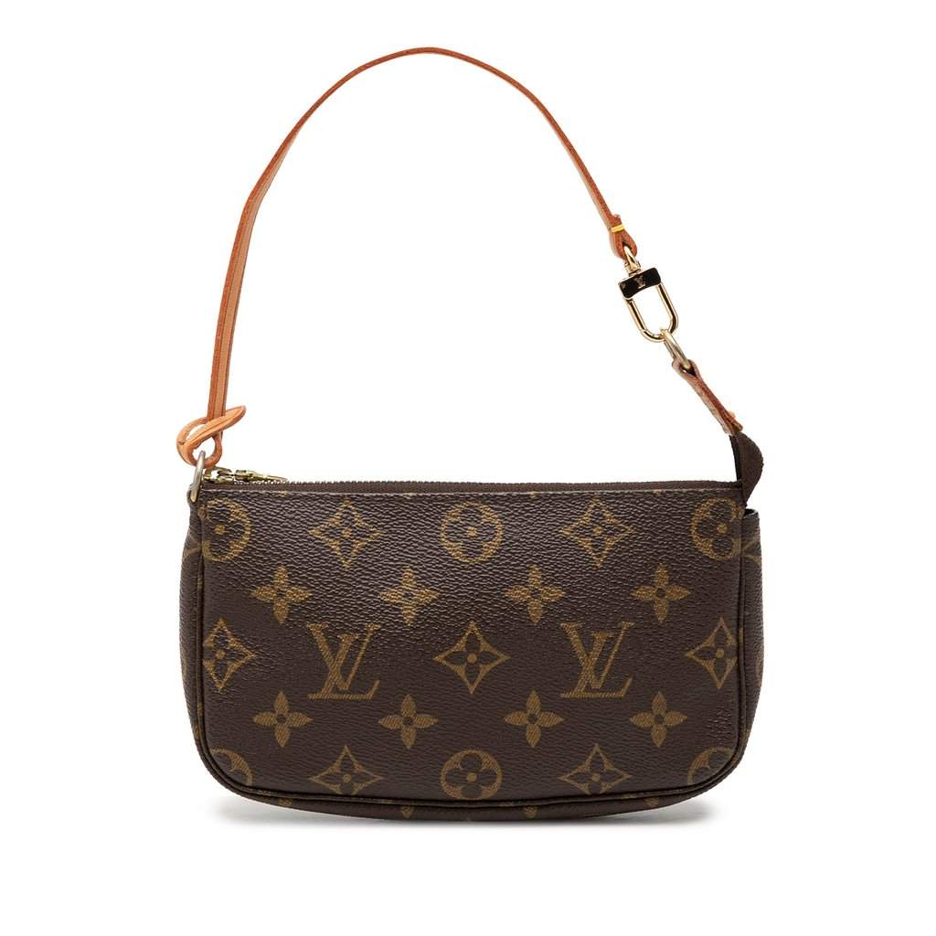 Louis Vuitton Monogram Mini Pochette Accessoires Brown Very good condition - Front View