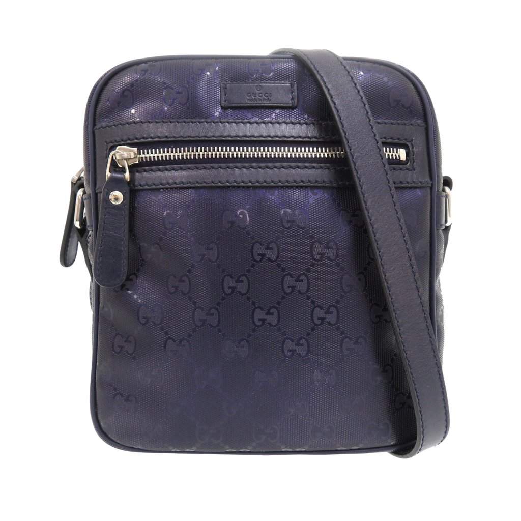 Gucci GG Imprime Crossbody Purple Very good - Front View