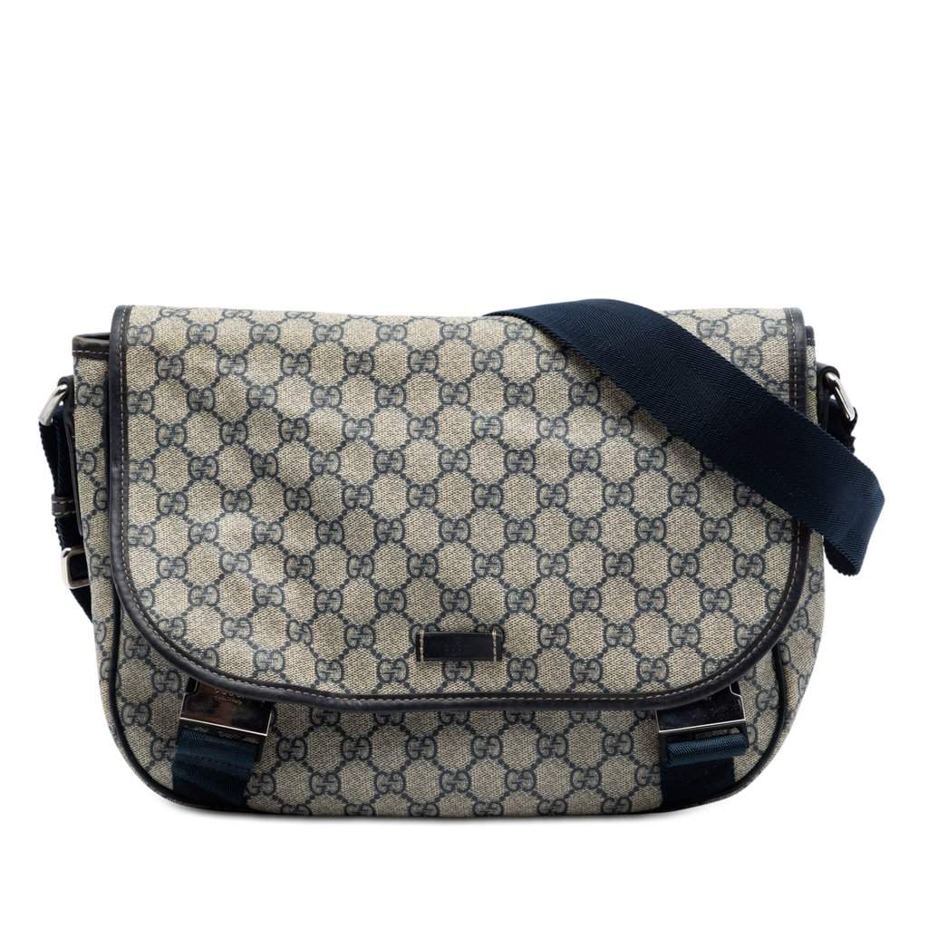 Gucci GG Supreme Crossbody Beige Very good condition - Front View