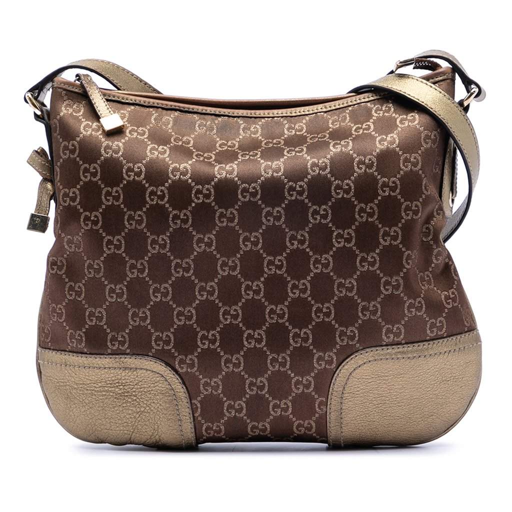 Gucci GG Canvas Princy Crossbody Brown Very good - Front View