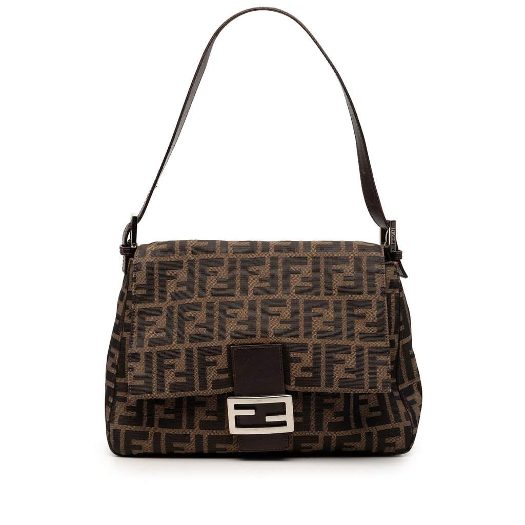 Fendi Zucca Canvas Mamma Forever Brown Very good condition - Front View