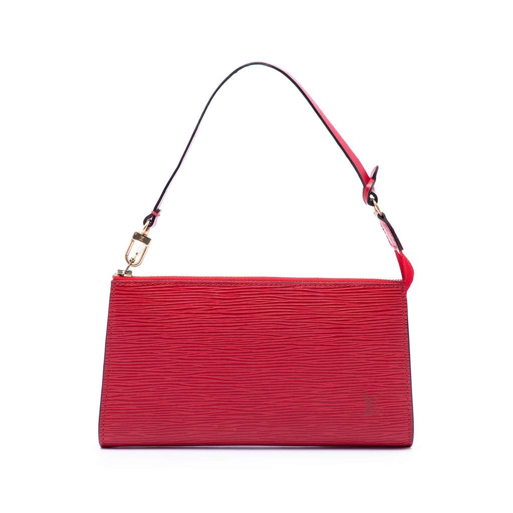 Louis Vuitton Epi Pochette Accessoires Red Leather Very good condition - Front View