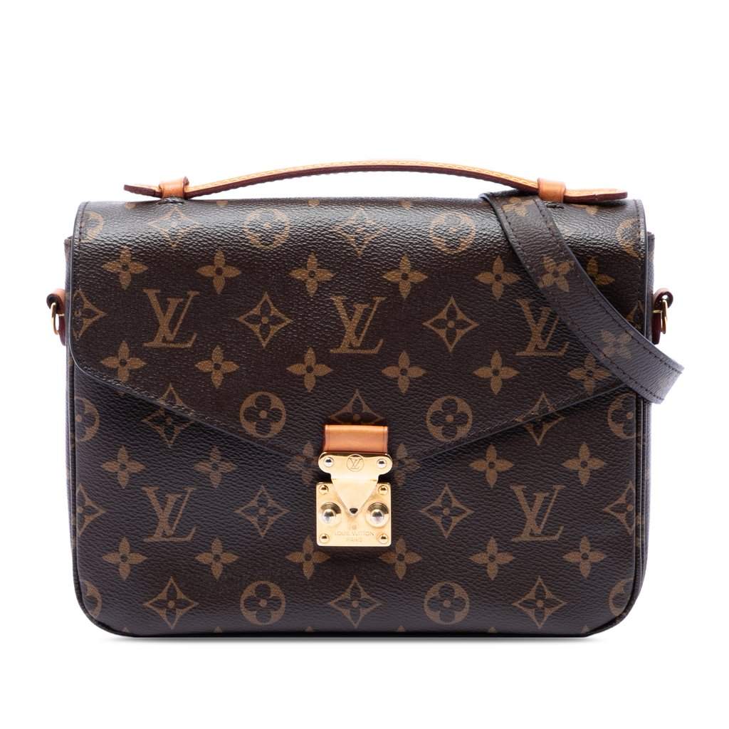 Louis Vuitton Monogram Pochette Metis Brown Very good condition - Front View