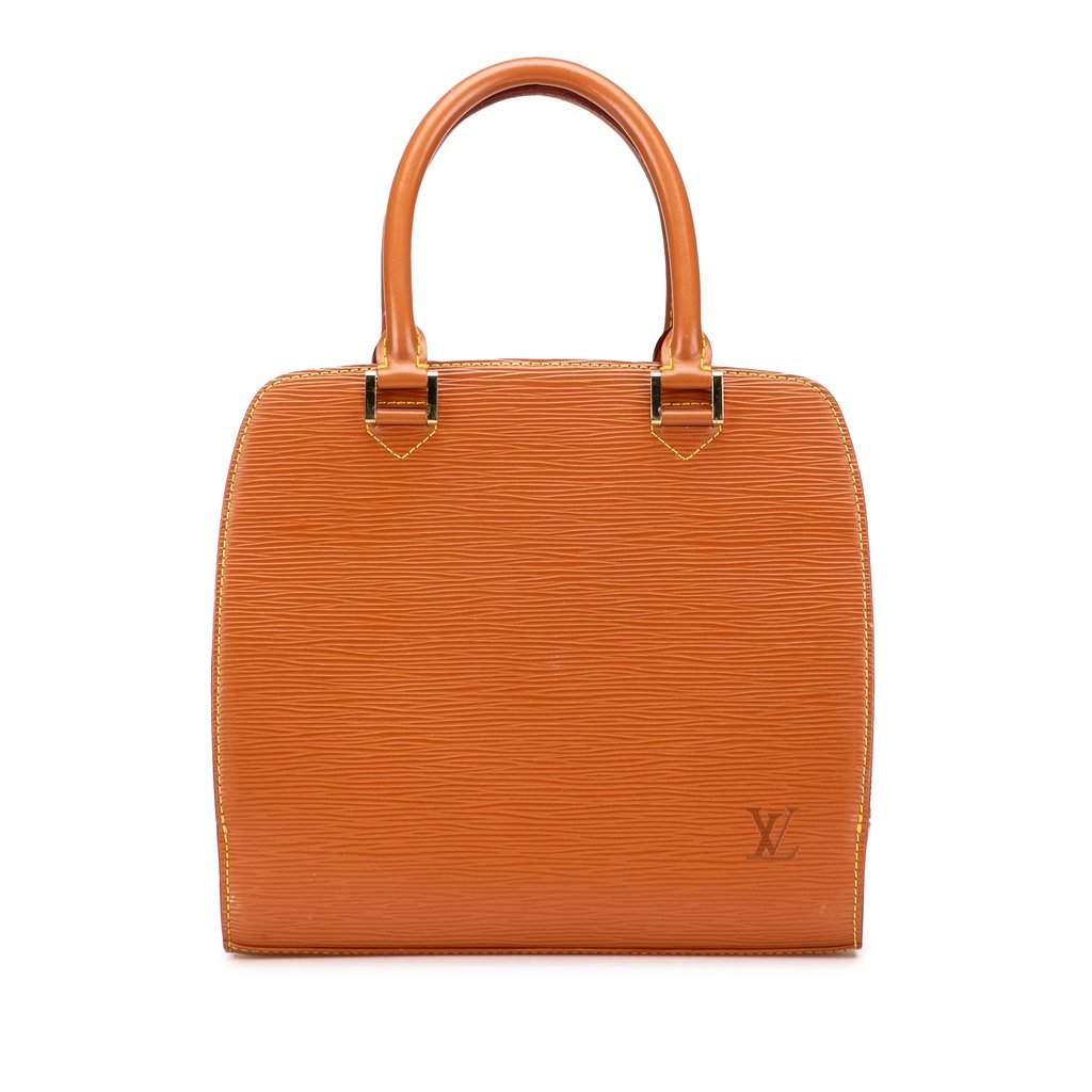 Louis Vuitton Epi Pont Neuf PM Brown Leather Very good - Front View