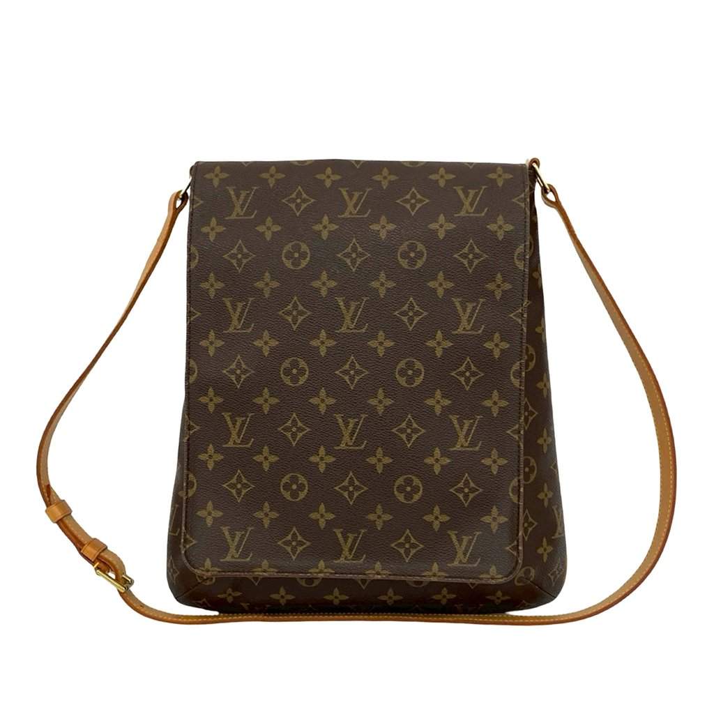 Louis Vuitton Monogram Musette Salsa GM Brown Very good condition - Front View