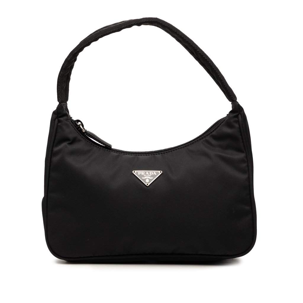 Prada Mini Tessuto Sport Shoulder Bag Black Very good condition - Front View