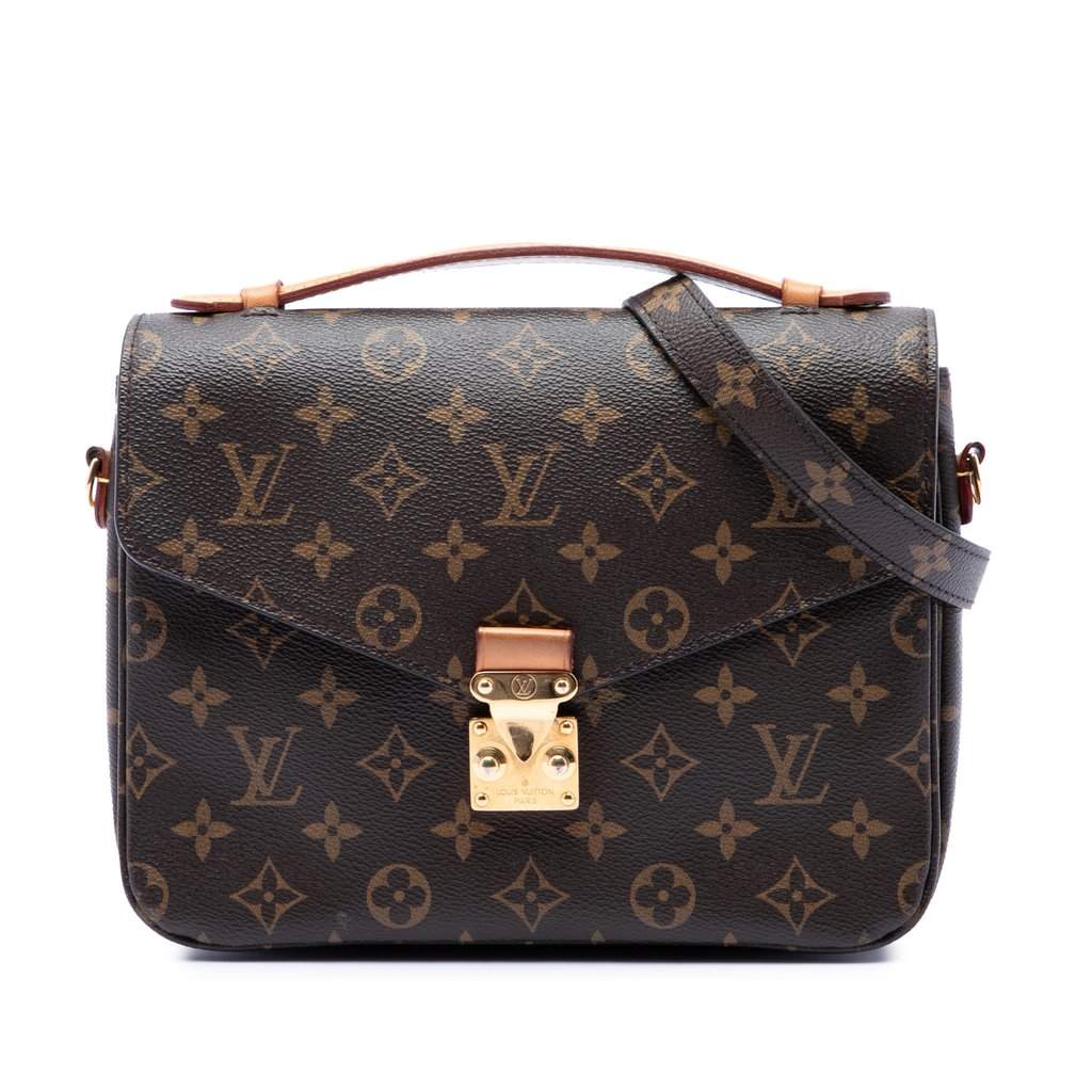 Louis Vuitton Monogram Pochette Metis Brown Very good condition - Front View