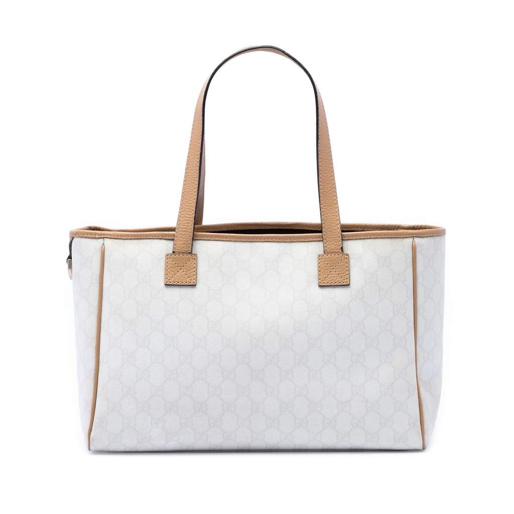 Gucci GG Supreme Tote White Good - Front View