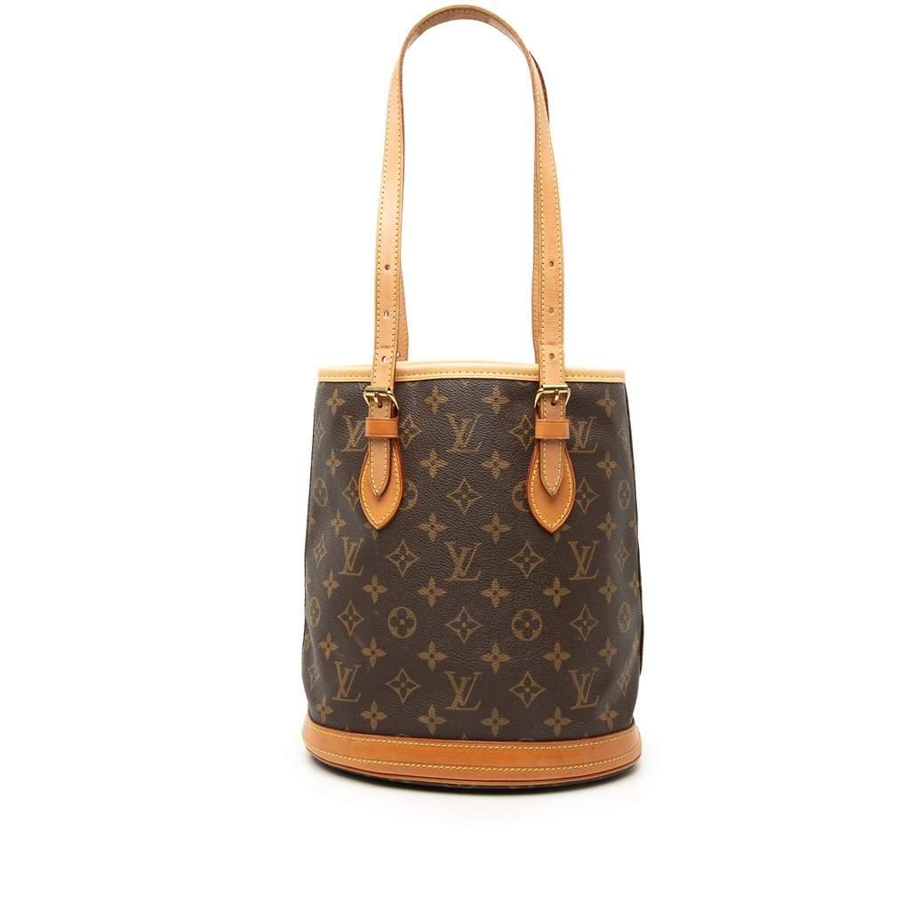 Louis Vuitton Monogram Petit Bucket Brown Good condition - Front View