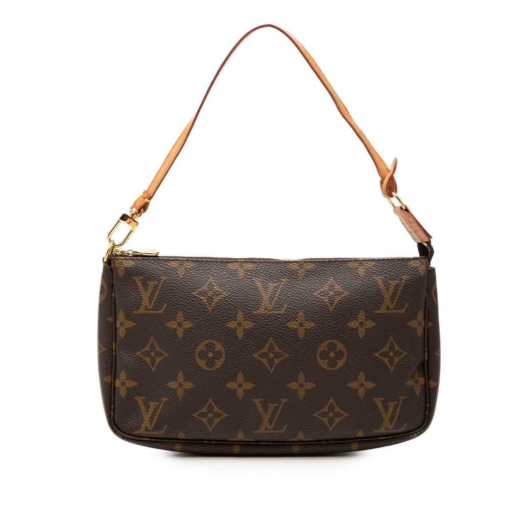 Louis Vuitton Monogram Pochette Accessoires Brown Good condition - Front View