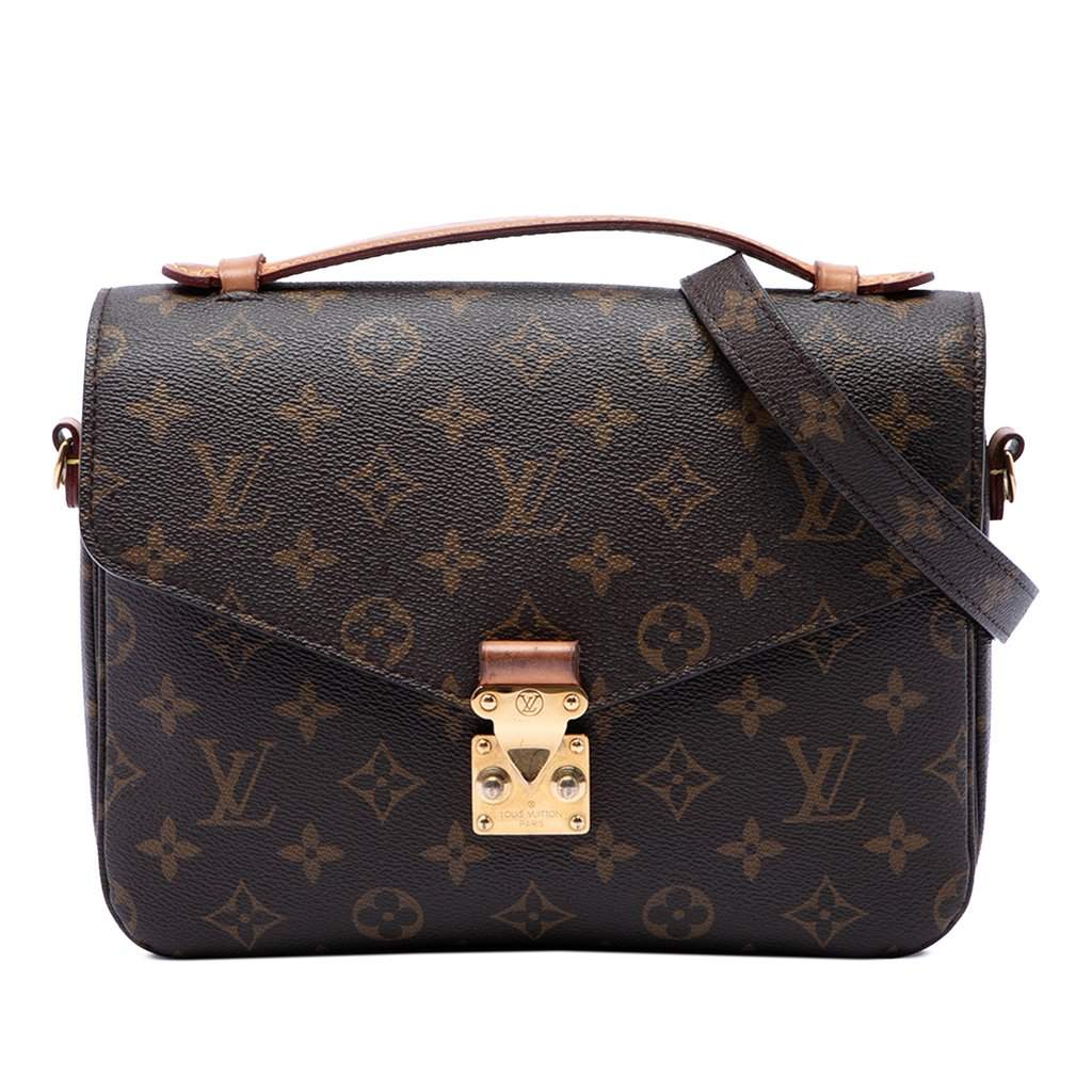 Louis Vuitton Monogram Pochette Metis Brown Very good condition - Front View