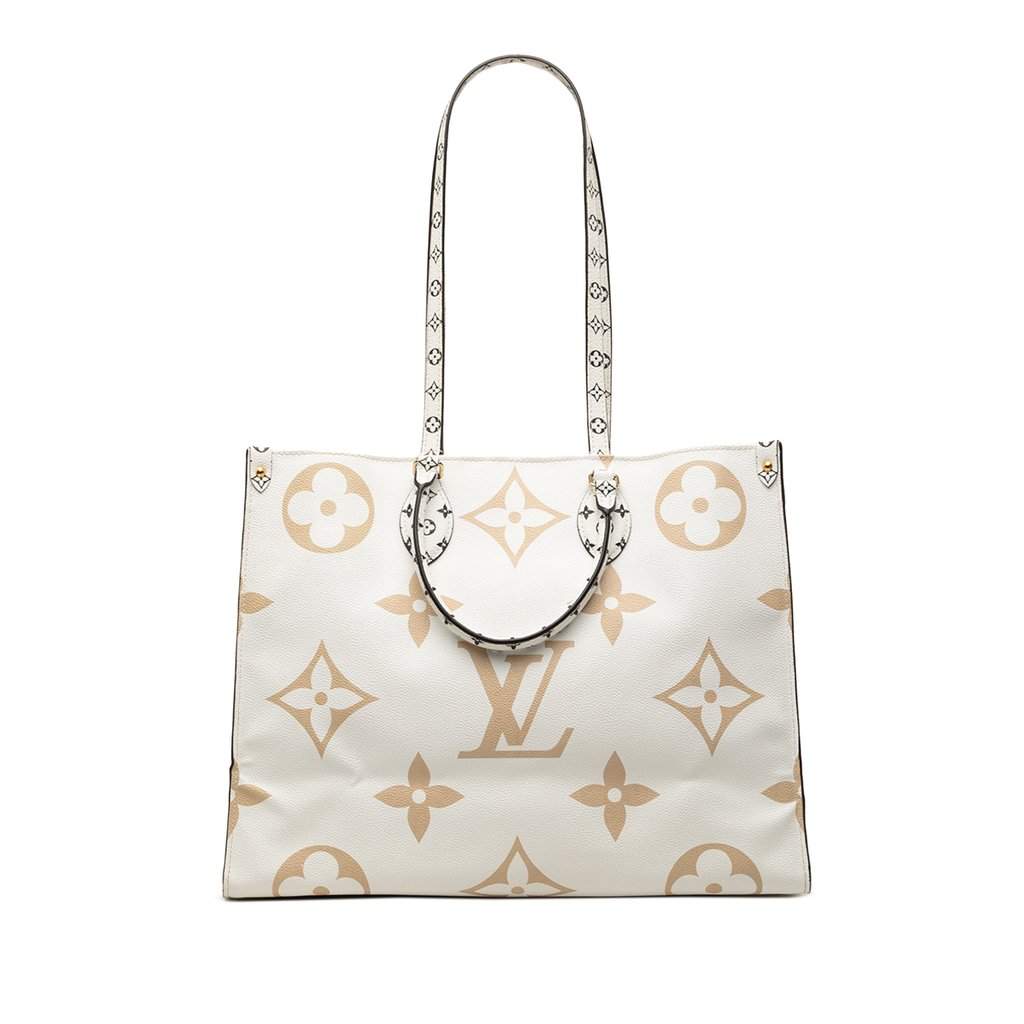 Louis Vuitton Monogram Reverse Giant OnTheGo GM Green Very good condition - Front View
