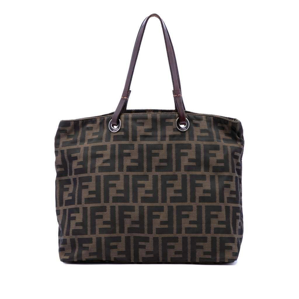 Fendi Zucca Canvas Tote Brown Very good condition - Front View