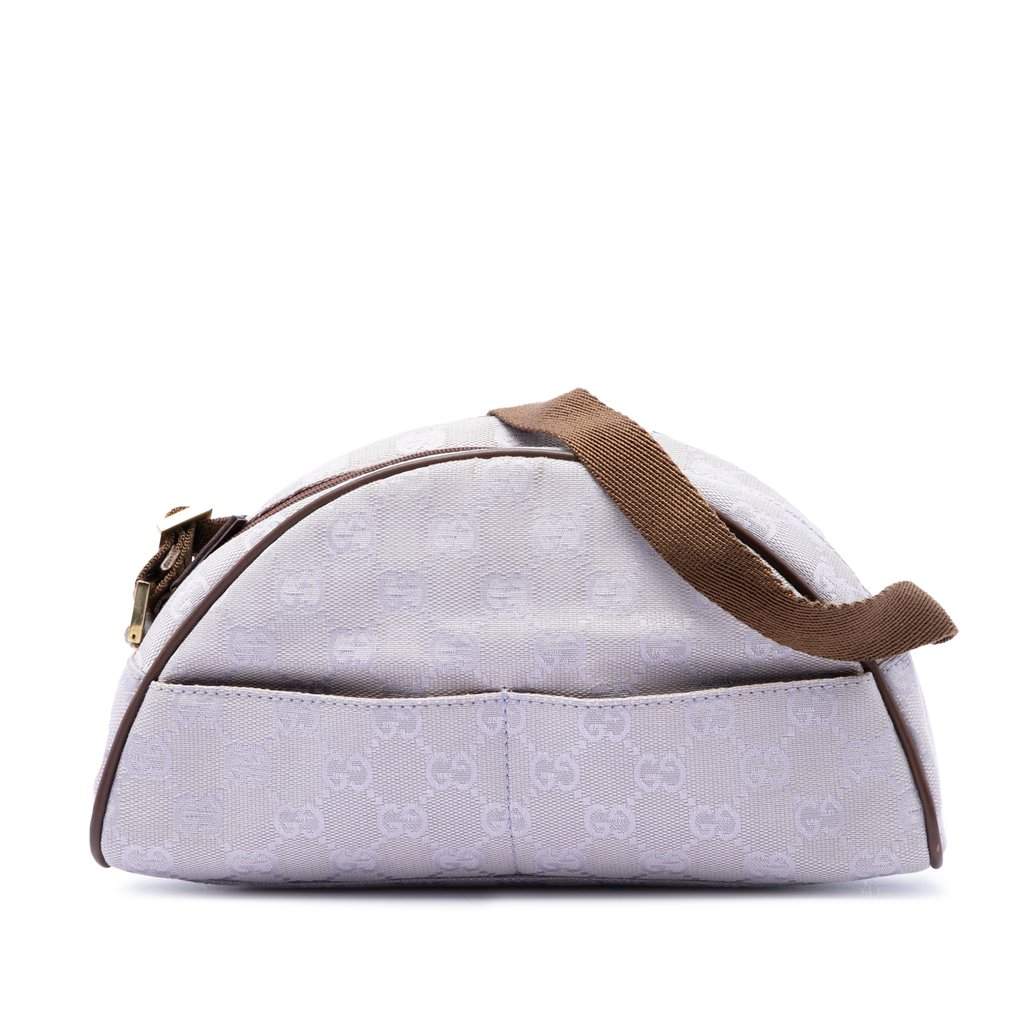 Gucci GG Canvas Shoulder Bag Purple Very good condition - Front View