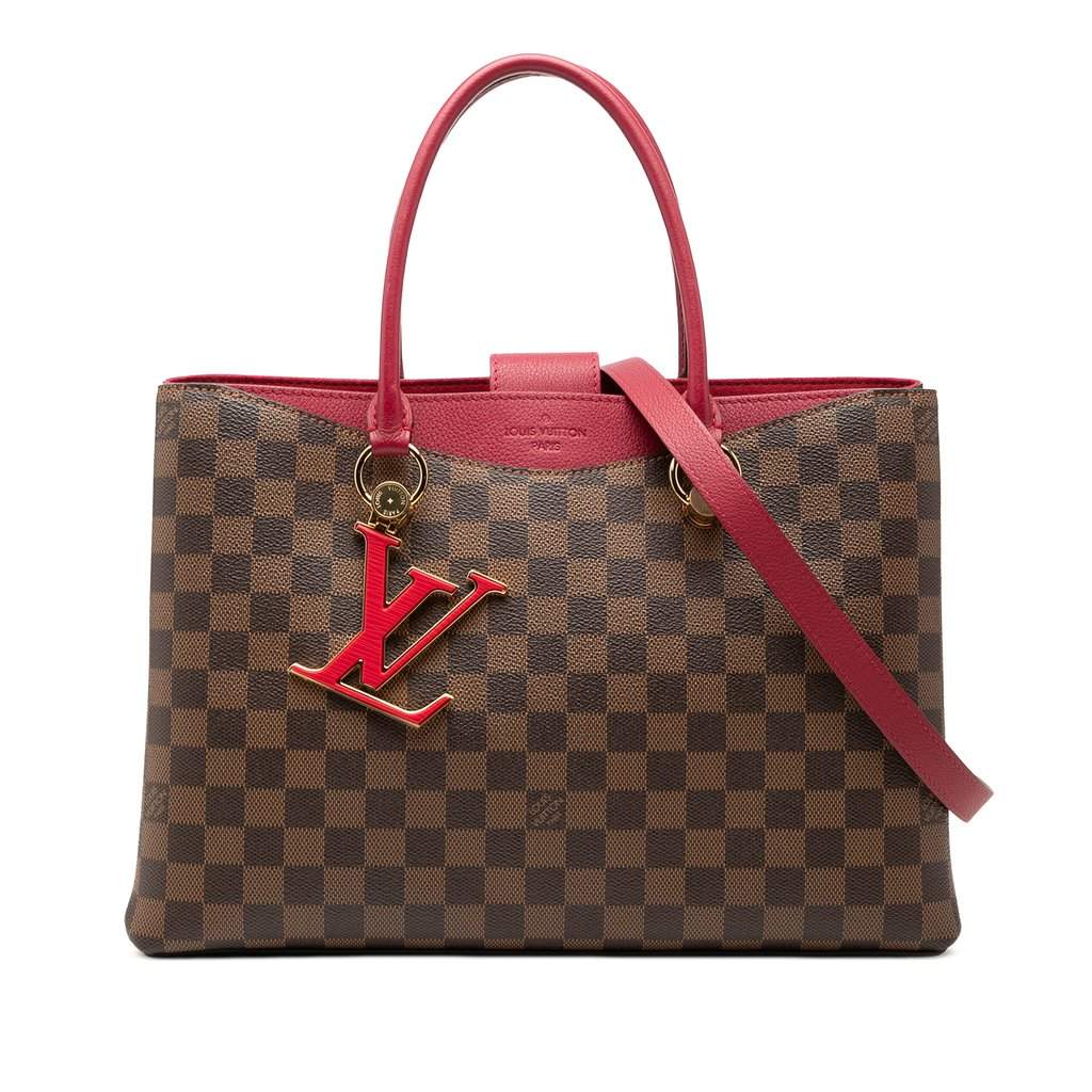 Louis Vuitton Damier Ebene Riverside Brown Very good - Front View