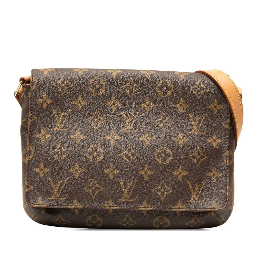 Louis Vuitton Monogram Musette Tango Short Strap Brown Very good - Front View