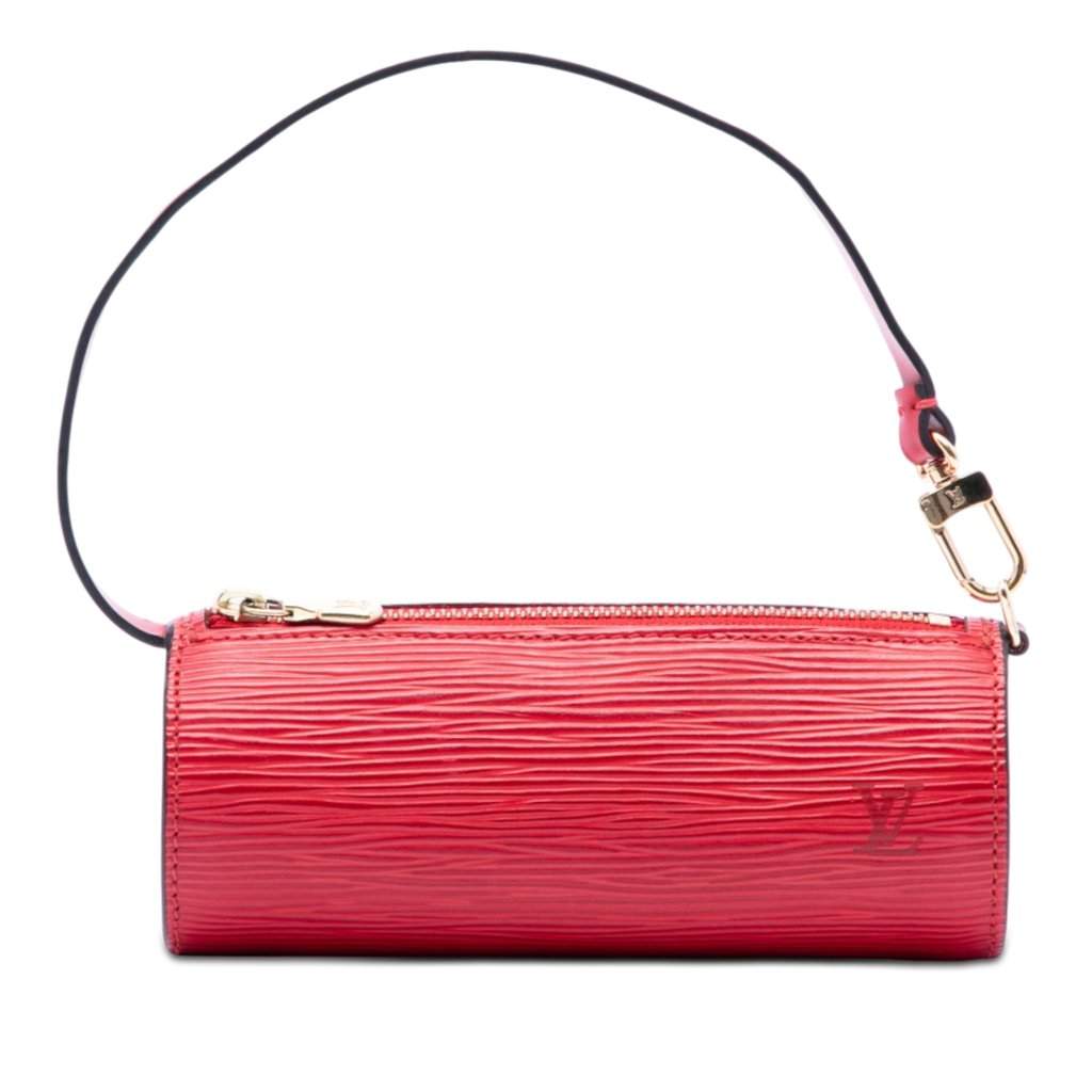 Louis Vuitton Epi Pochette Soufflot Red Leather Very good condition - Front View