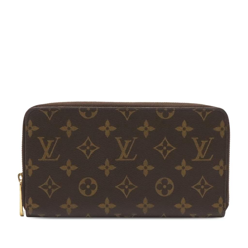Louis Vuitton Monogram Zippy Organizer Wallet Brown Very good - Front View