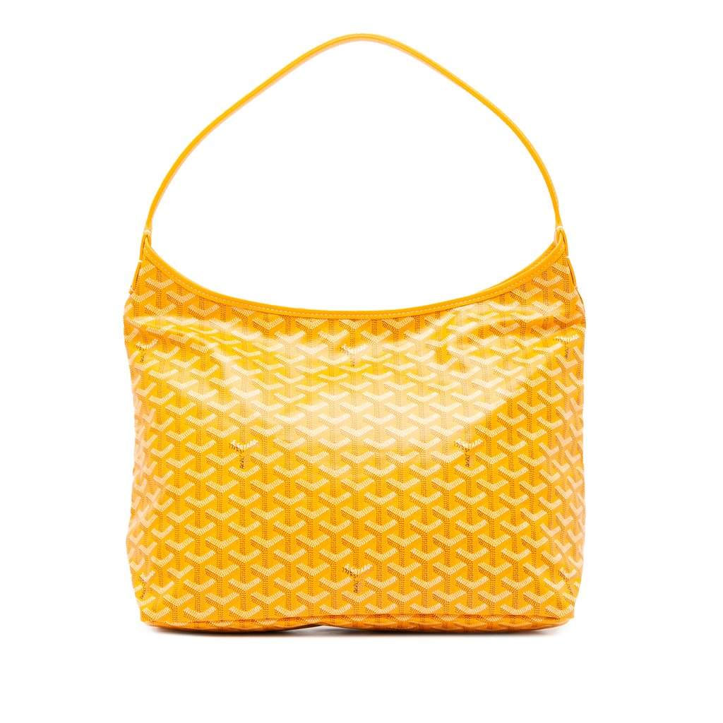 Goyard Goyardine Boheme Hobo Yellow Very good - Front View