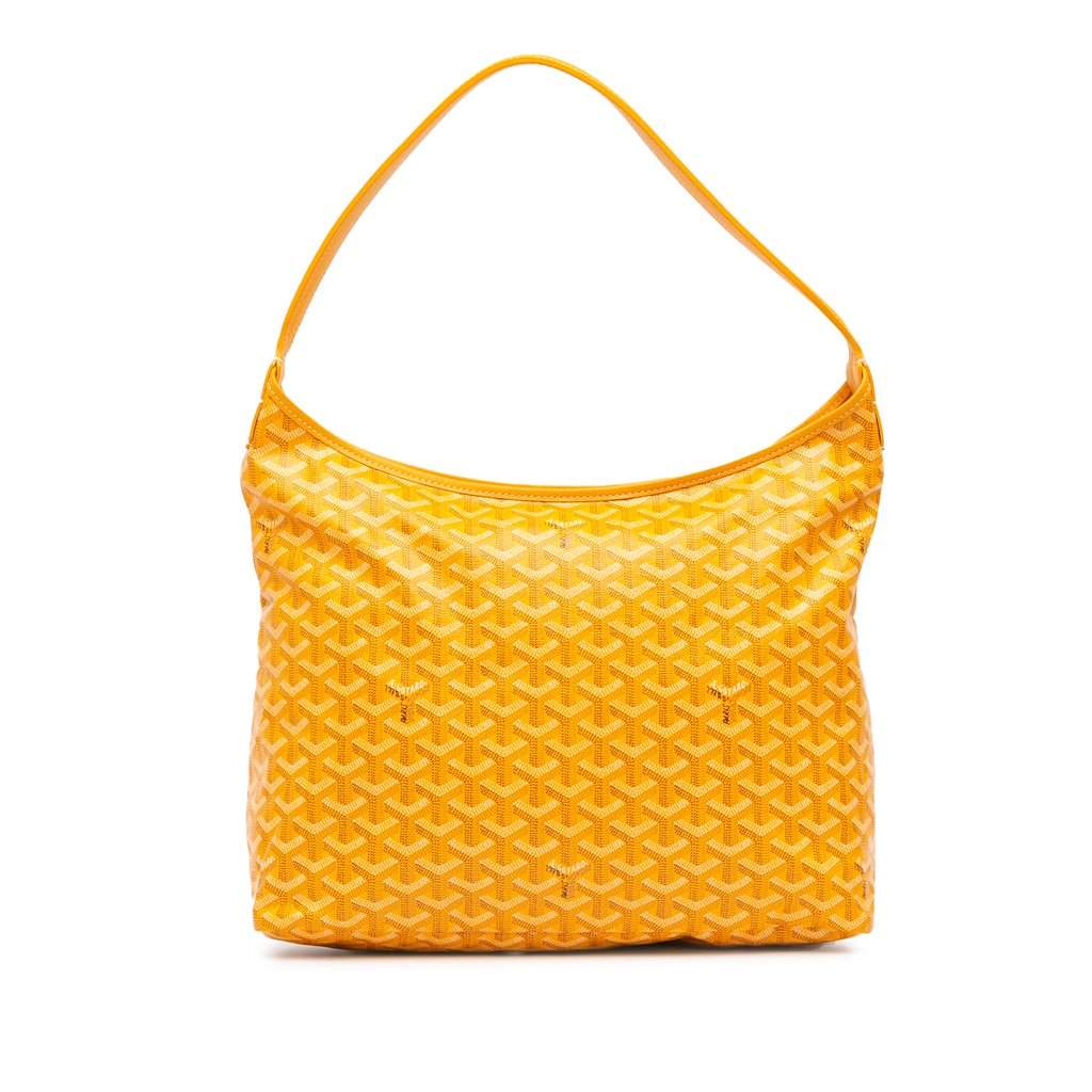 Goyard Goyardine Boheme Hobo Yellow Very good condition - Front View