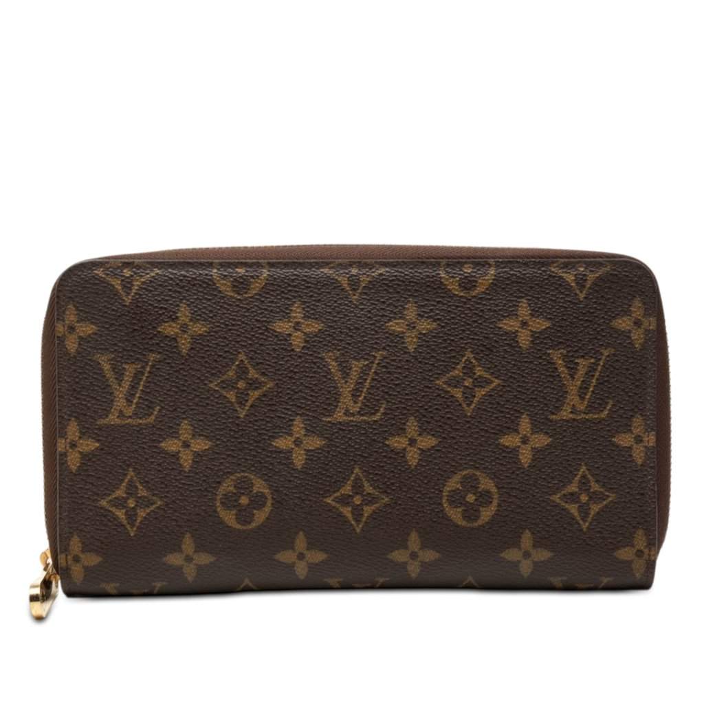 Louis Vuitton Monogram Zippy Organizer Wallet Brown Very good condition - Front View