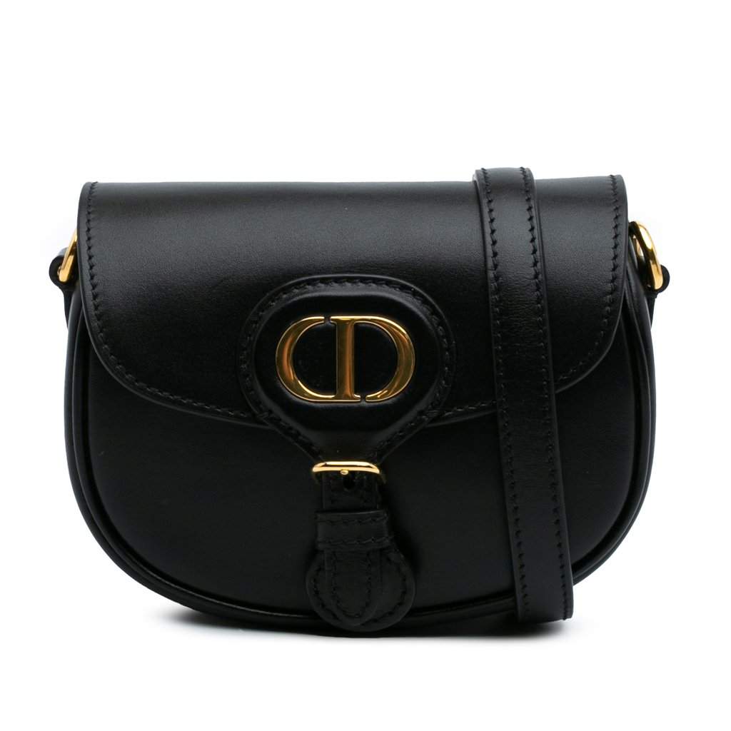 Dior Micro Calfskin Bobby Crossbody Black Leather Very good - Front View