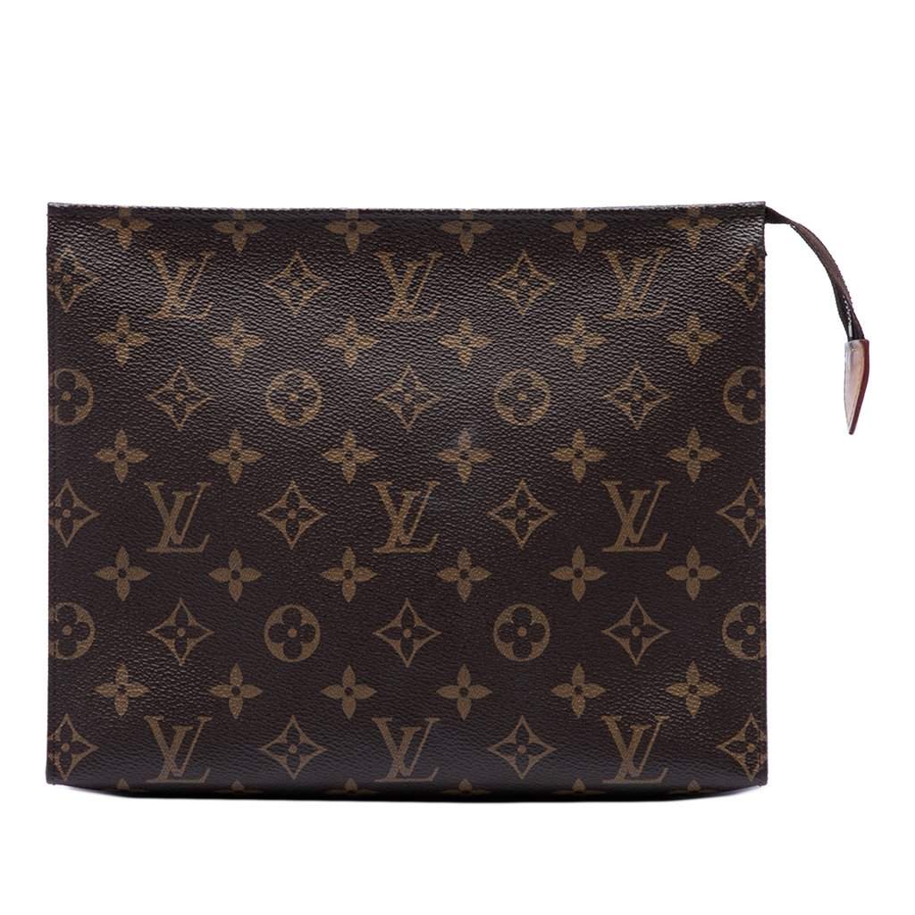 Louis Vuitton Monogram Toiletry Pouch 26 Brown Very good - Front View