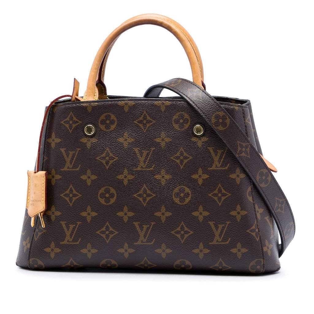 Louis Vuitton Monogram Montaigne BB Brown Very good - Front View