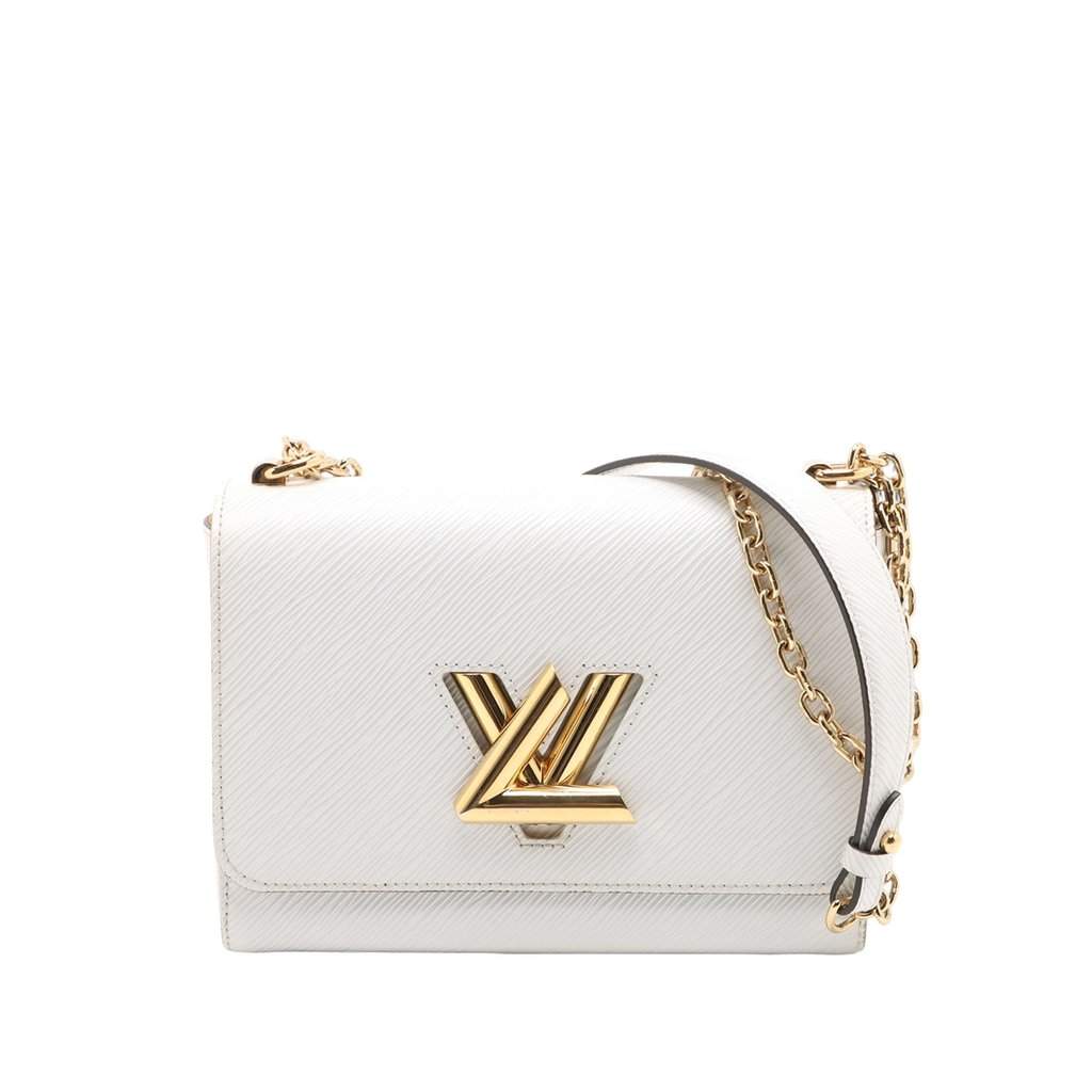 Louis Vuitton Epi Twist MM White Leather Very good condition - Front View
