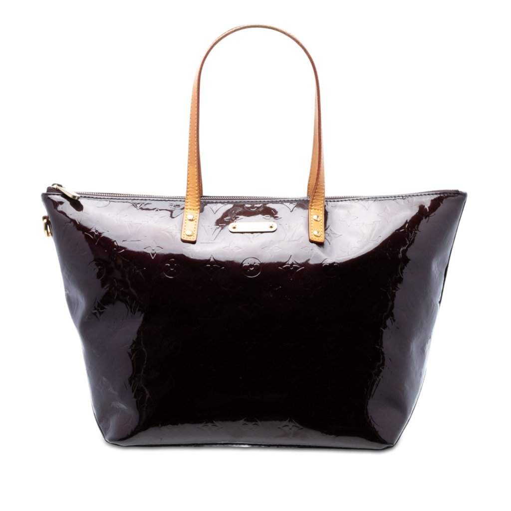 Louis Vuitton Monogram Vernis Bellevue GM Purple Leather Very good condition - Front View