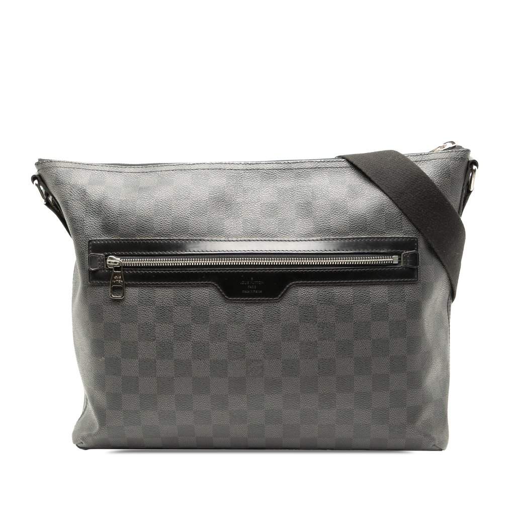 Louis Vuitton Damier Graphite Mick MM Black Very good - Front View