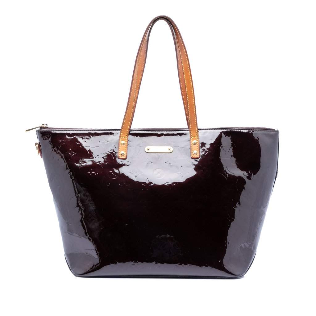 Louis Vuitton Monogram Vernis Bellevue GM Purple Leather Very good condition - Front View