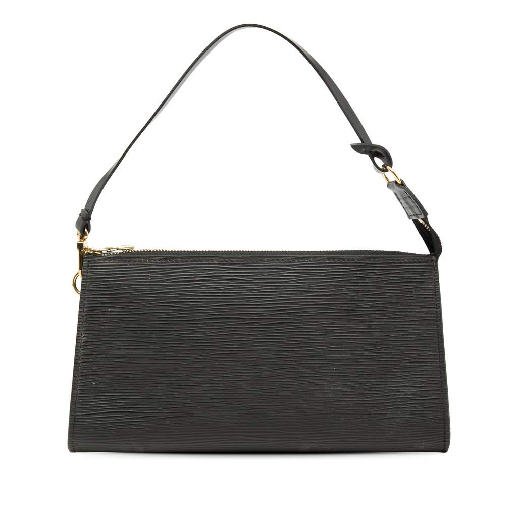 Louis Vuitton Epi Pochette Accessoires Black Leather Very good - Front View