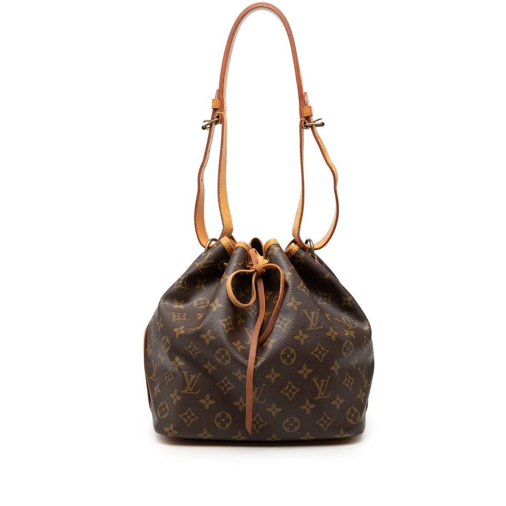 Louis Vuitton Monogram Petit Noe Brown Good condition - Front View