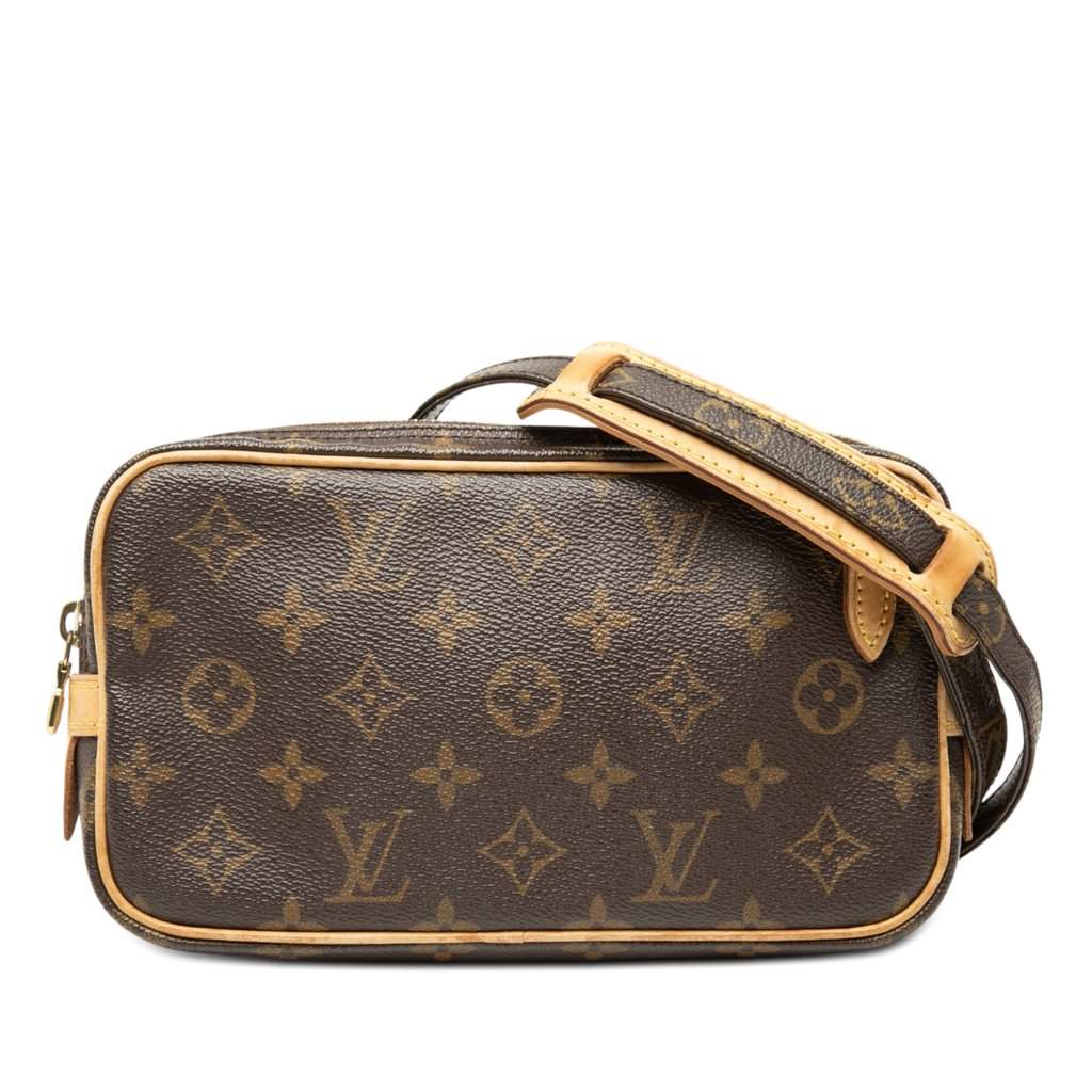 Louis Vuitton Monogram Pochette Marly Bandouliere Brown Very good condition - Front View
