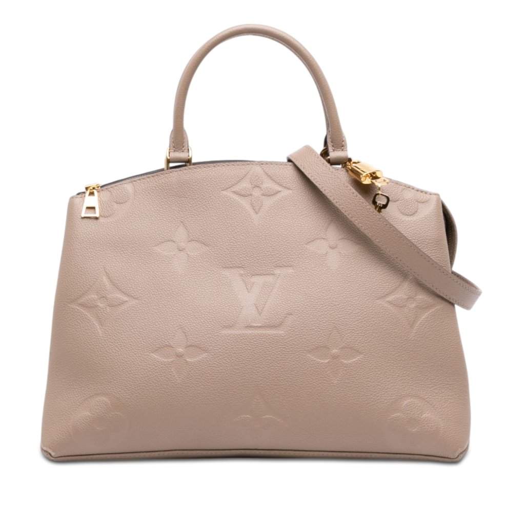 Louis Vuitton Monogram Empreinte Giant Grand Palais Beige Leather Very good - Front View