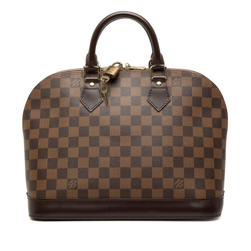 Louis Vuitton Damier Ebene Alma PM Brown Very good condition - Front View